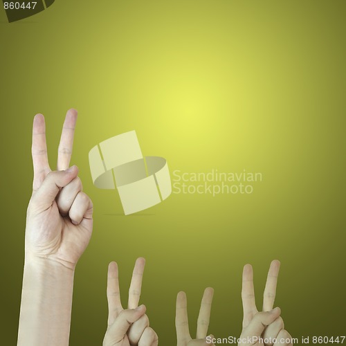 Image of Hand sign.