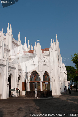 Image of San Thome Basilica Cathedral / Church in Chennai (Madras), South