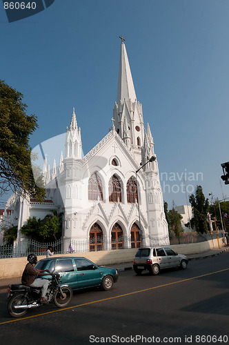 Image of San Thome Basilica Cathedral / Church in Chennai (Madras), South