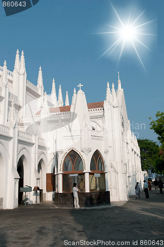 Image of San Thome Basilica Cathedral / Church in Chennai (Madras), South