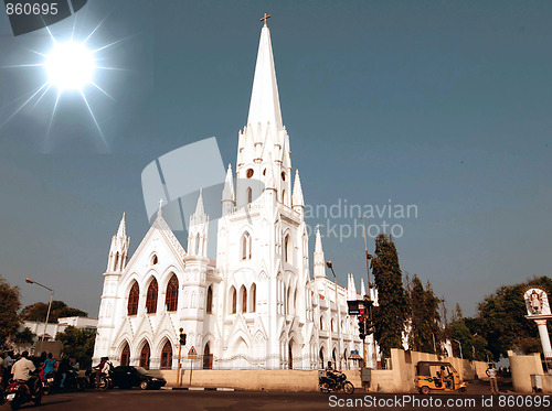 Image of San Thome Basilica Cathedral / Church in Chennai (Madras), South