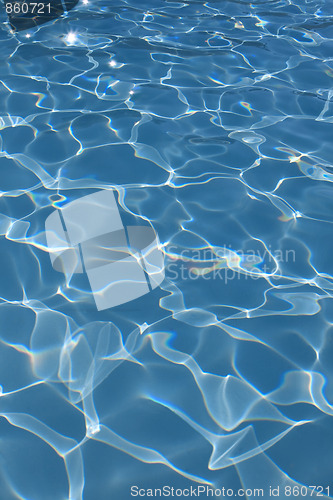 Image of water in the swimming pool