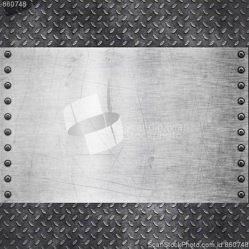 Image of old metal background texture