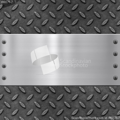 Image of old metal background texture