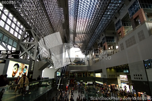 Image of Architecture of modern train station