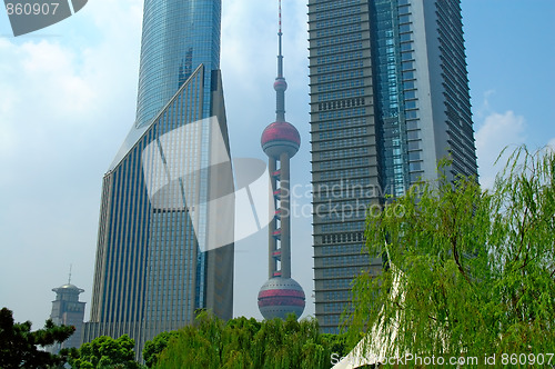 Image of Shanghai skyscrapers