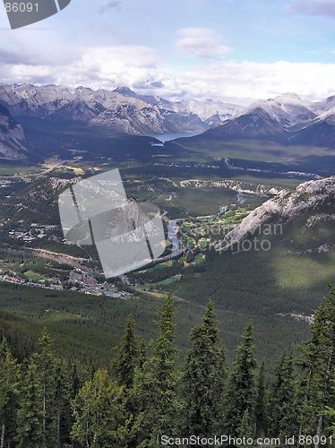 Image of Banff Mountain Top View