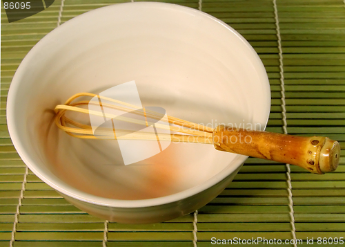 Image of Tea bowl and whisk