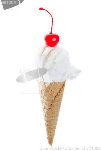 Image of Vanilla Ice Cream Cone