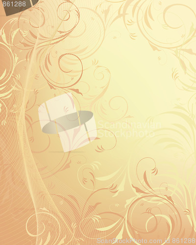 Image of Pastel floral background