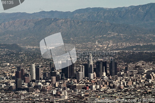 Image of Aerial view of downtown Los Angeles