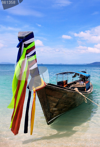 Image of Long tail boat in Thailand