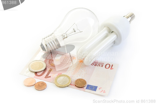 Image of energy saving lamp