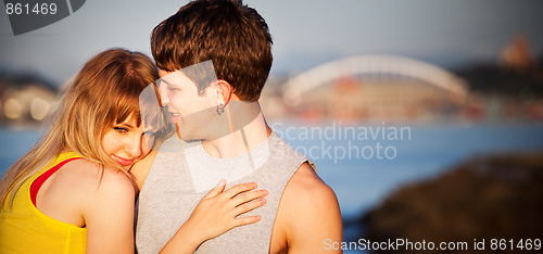 Image of Young couple in love