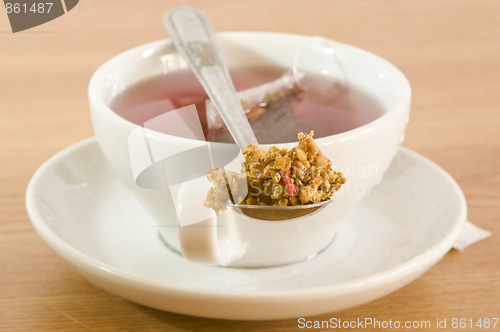 Image of tea and cereals