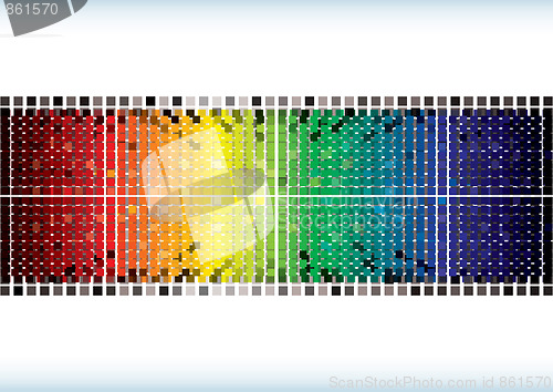 Image of Rainbow burst background