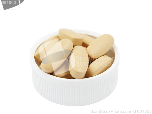 Image of Multivitamin pills in plastic cap