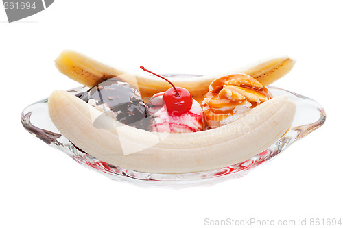 Image of Banana split sundae 