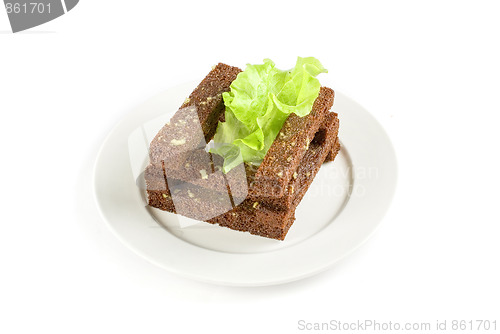 Image of toasted bread closeup