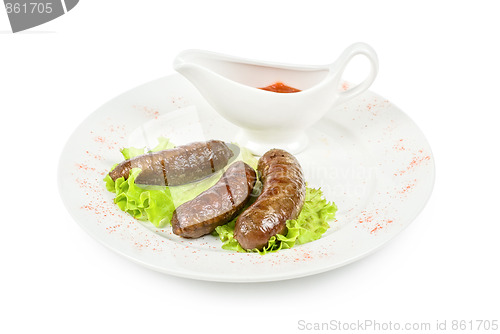 Image of grilled venison sausage