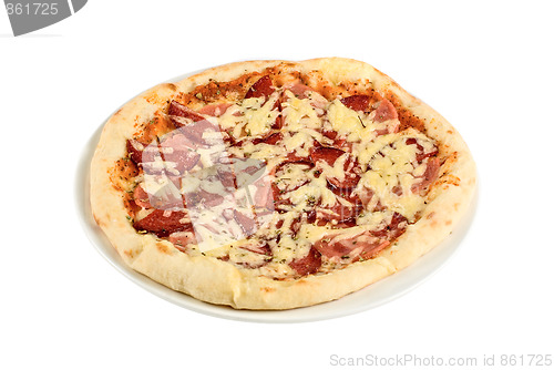Image of Salami pizza
