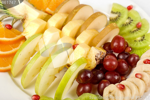 Image of Fruit assortment closeup