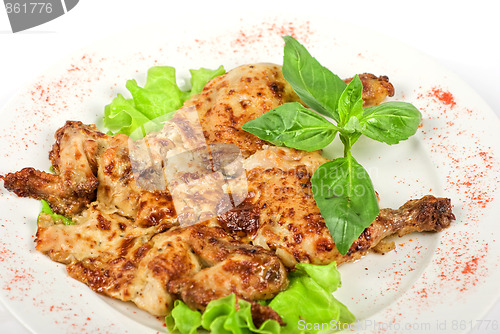 Image of roasted chicken meat