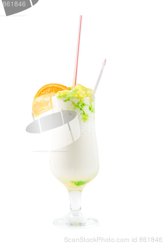 Image of milk fruit cocktail