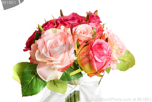 Image of wedding bunch on table