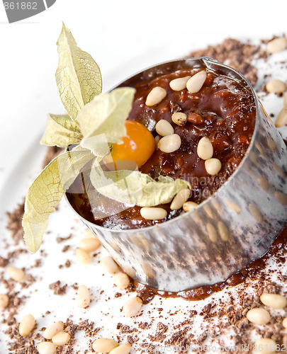 Image of Chocolate risotto dessert