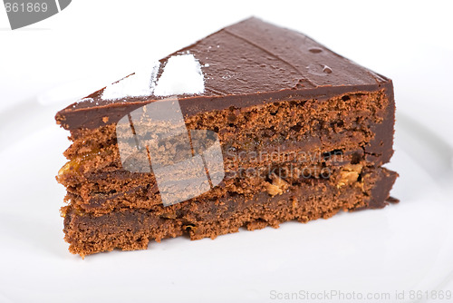 Image of Tasty chocolate cake