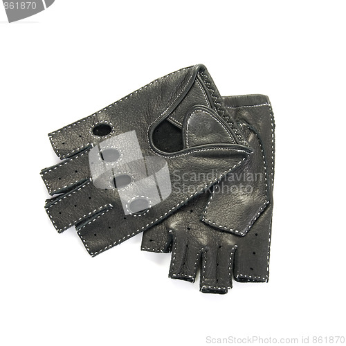 Image of drivers leather gloves