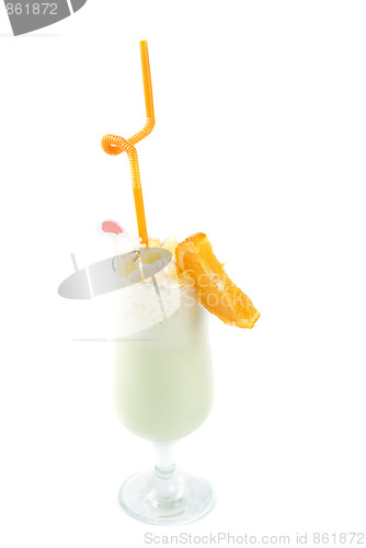 Image of milk fruit cocktail