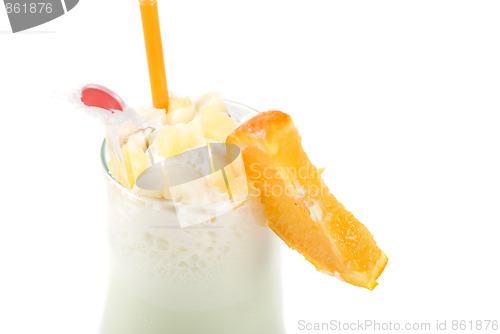 Image of milk fruit cocktail