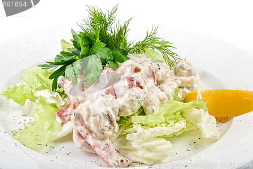 Image of seafood salad