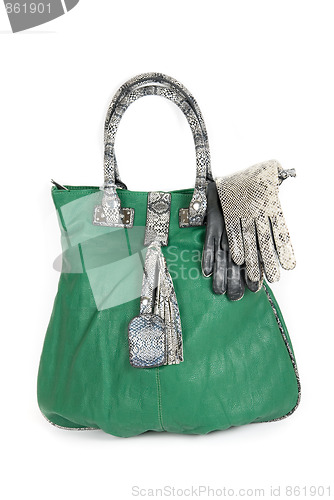 Image of green women bag