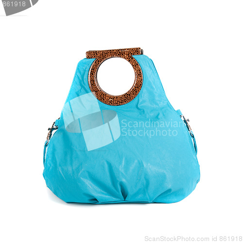 Image of blue women bag