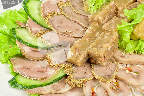 Image of Closeup meat cuts