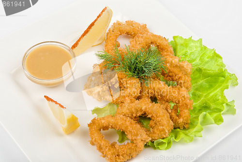 Image of Deep-fried squid dish