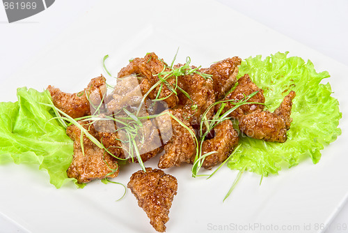 Image of baked fish caramel