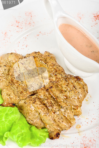 Image of fried chicken steak