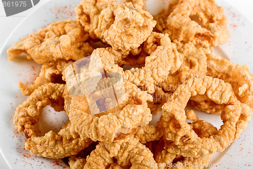 Image of Onion rings closeup