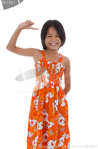 Image of cute asian girl