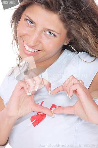 Image of Beautiful young woman