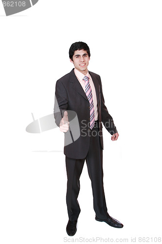 Image of friendly business man