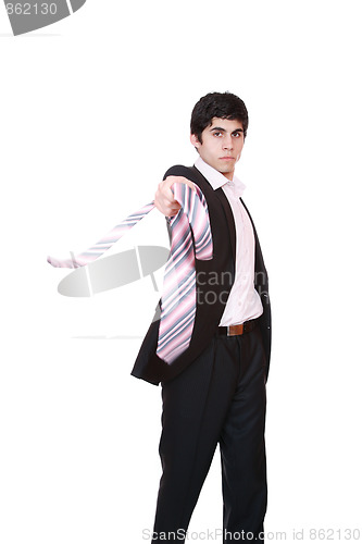Image of friendly business man