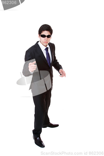 Image of friendly business man