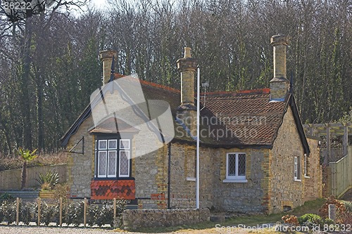 Image of House in woodland