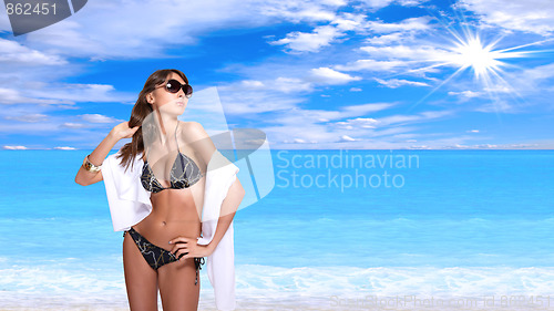 Image of woman in bikini