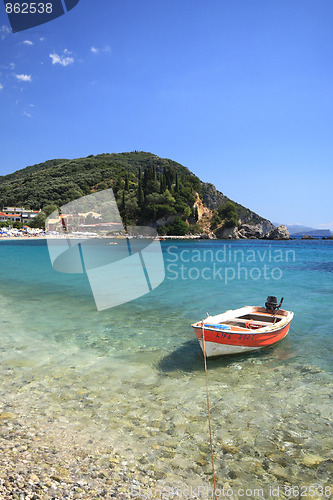 Image of summer on the beach in Greece